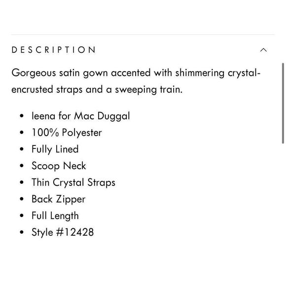 Mac Duggal NWT size 4 Emerald green rhinestone strap trumpet gown style 12428 pr - Picture 3 of 5